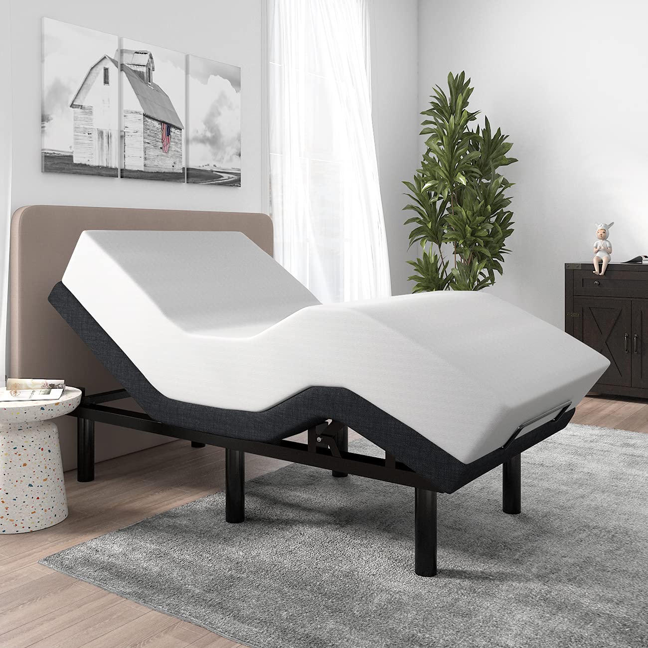SHA CERLIN Twin XL Adjustable Bed Base
