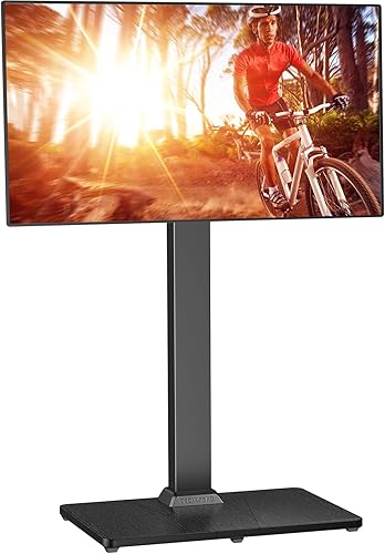 Miniatura 1 de Perlegear PGFS09 - Soporte de TV de suelo con soporte para televisores de 32 a 70 pulgadas de hasta 88 libras, soporte de TV de pie con 9 ajustes de