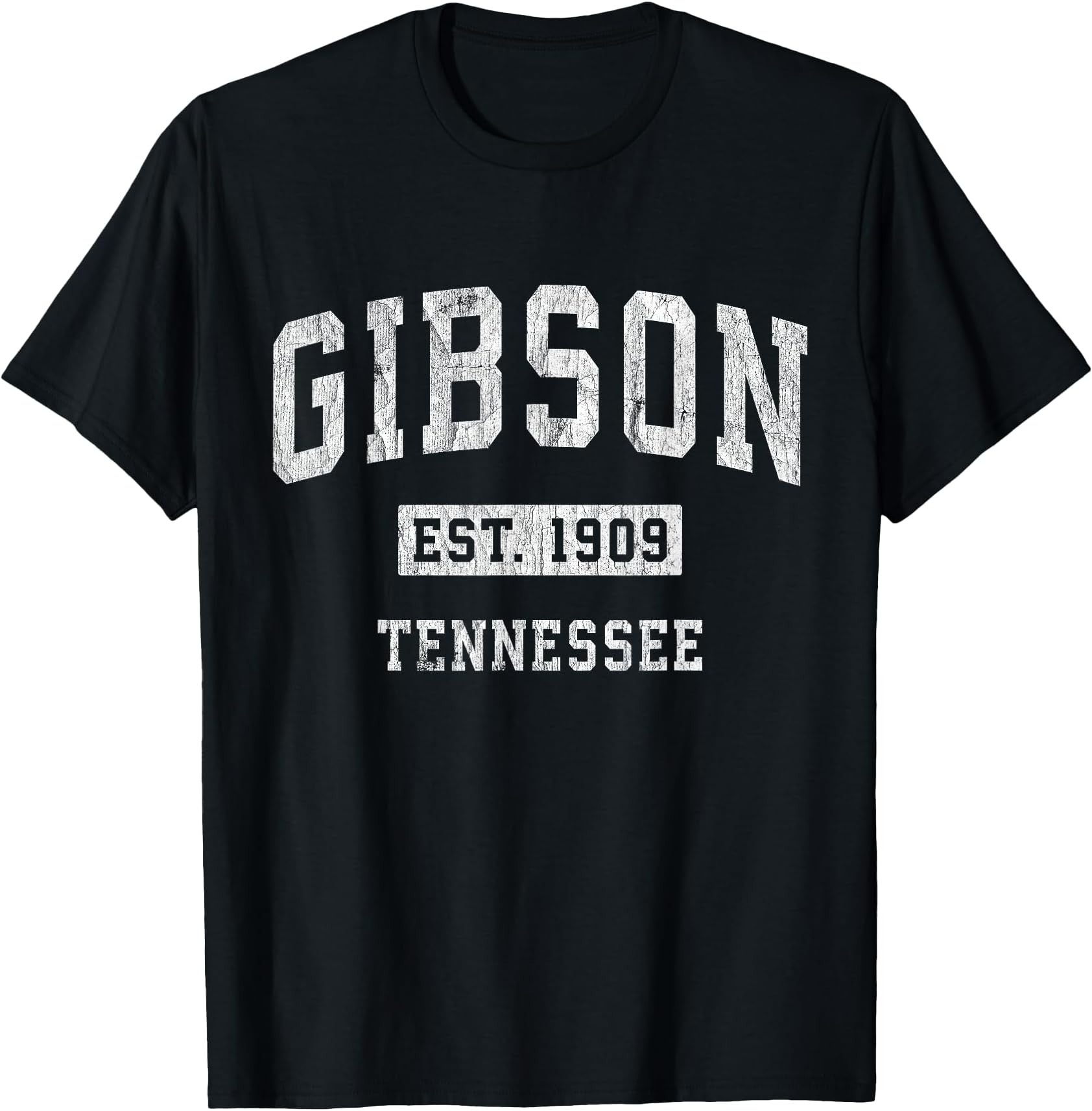Gibson Tennessee TN Vintage Athletic Sports Design T-Shirt