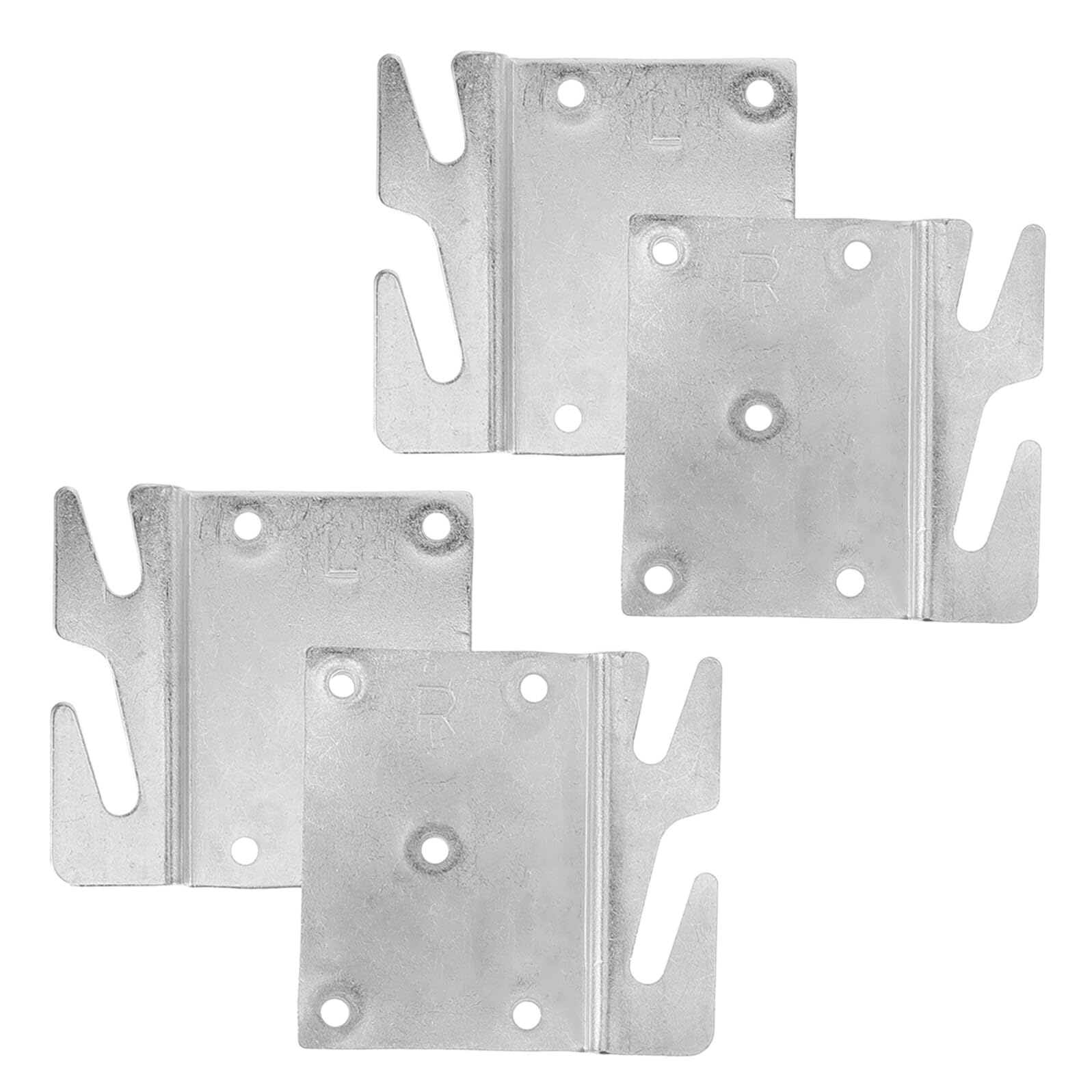 Plaques de fixation pour traverses de lit bois IMIKEYA en lot de 4 pièces pour support de cadre