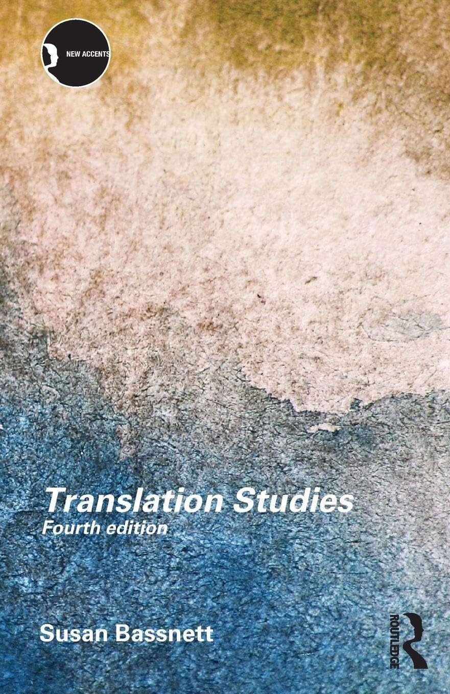 Translation Studies by Susan Bassnett PAPERBACK 9780415506731