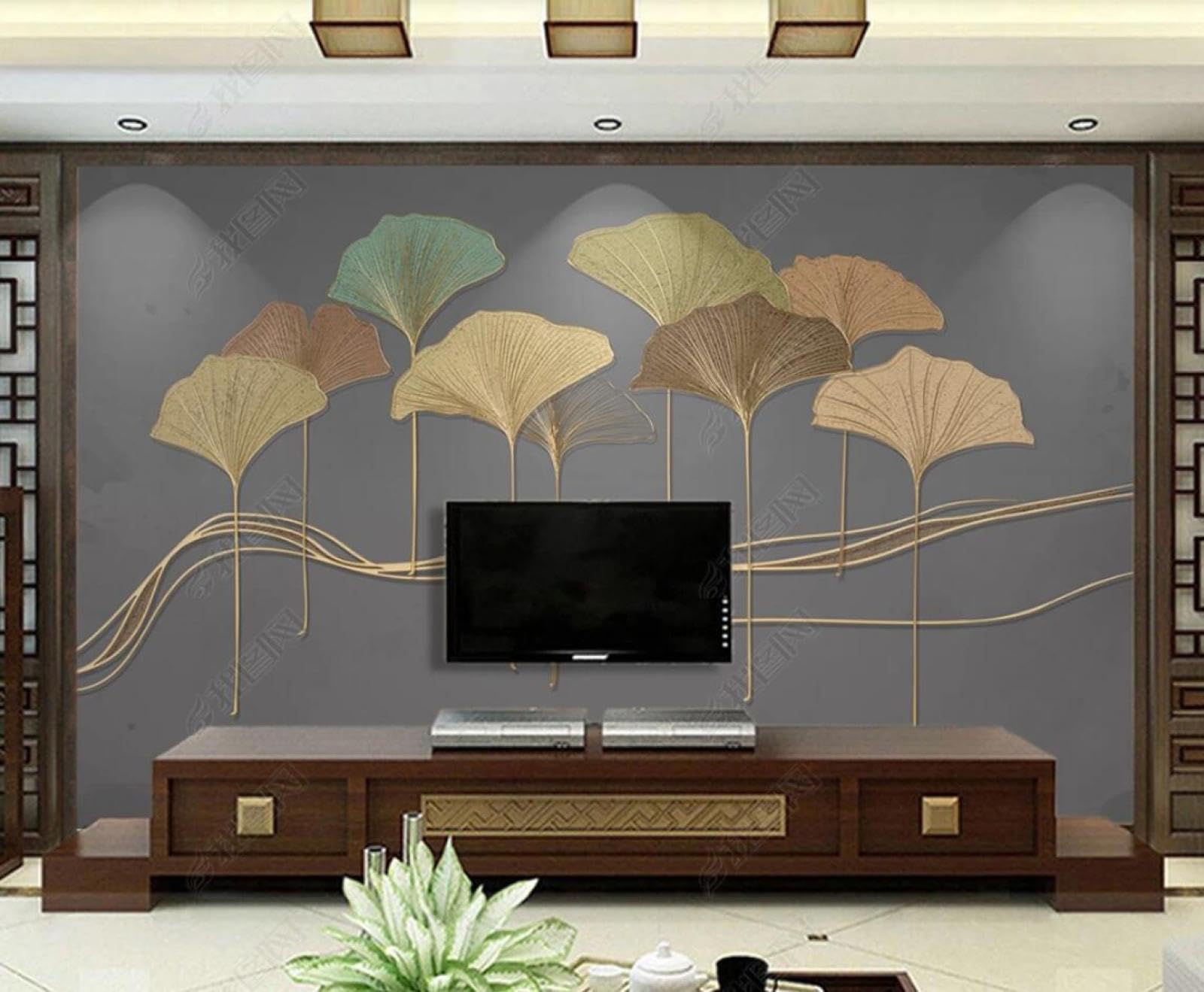 Papier peint mural grand format pour masquer les imperfections de vos grands murs blancs