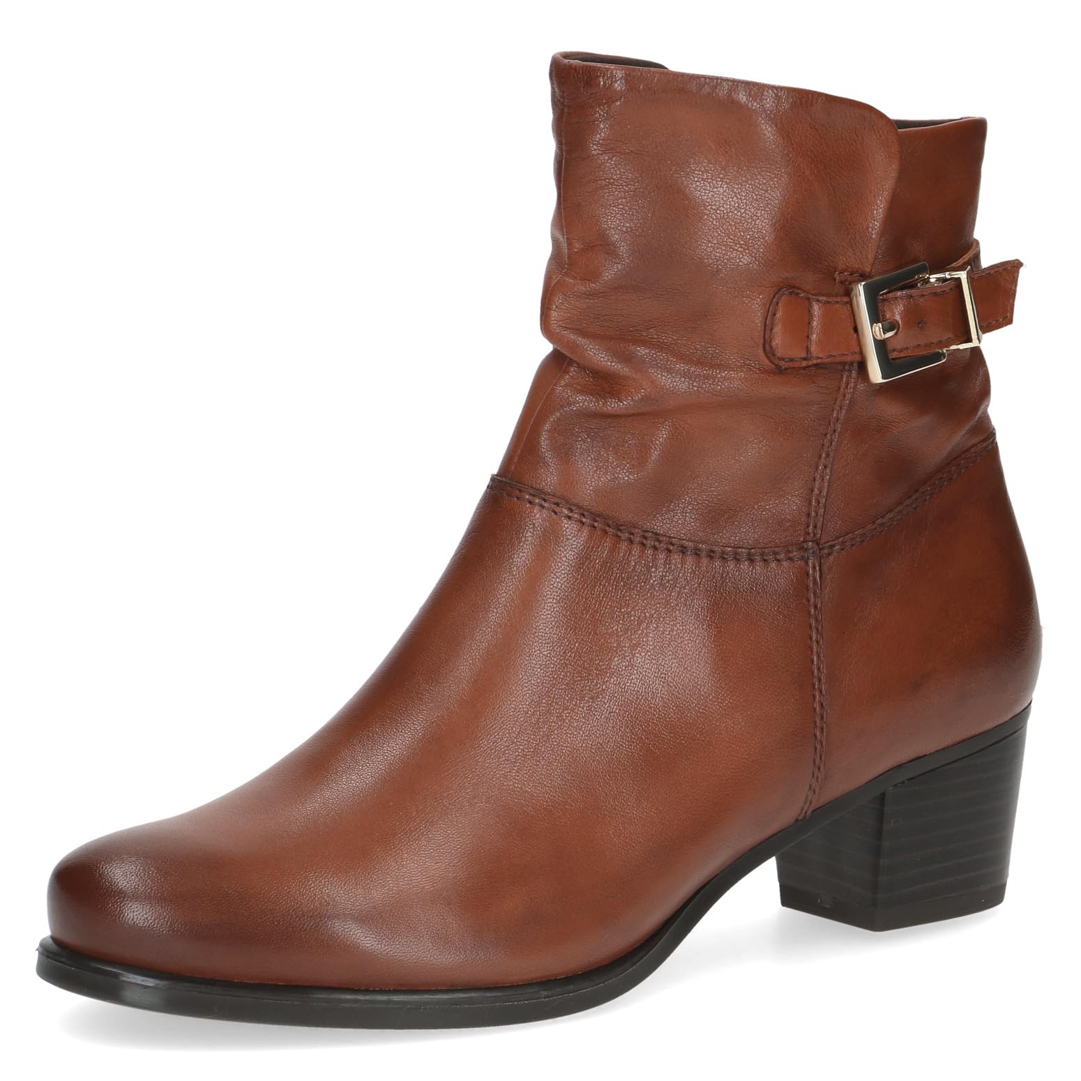 CAPRICE Damen Stiefeletten aus Leder mit Blockabsatz