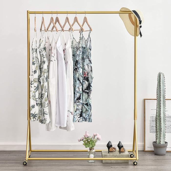 Buy BOSURU Modern Clothes Rack Retail Display Clothes Rack Freestanding