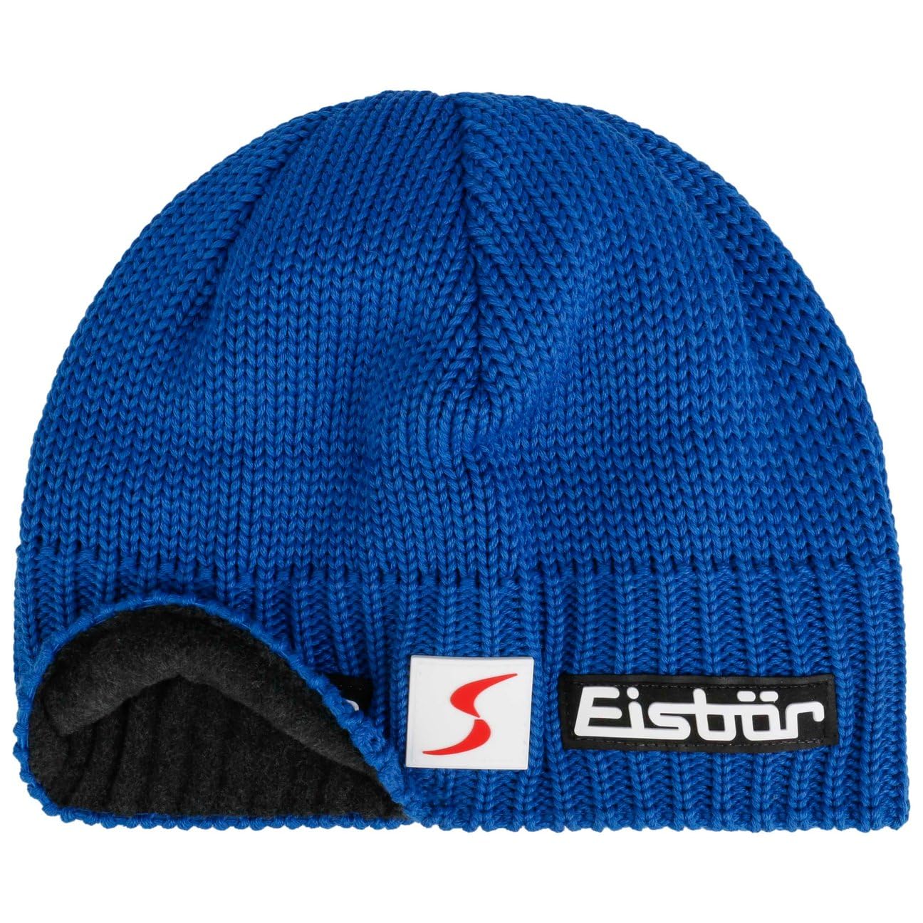 Eisbär Trop Skipool Strickmütze Damen/Herren - Made in the EU Wintermütze Pull-On Futter Winter Herbst-Winter