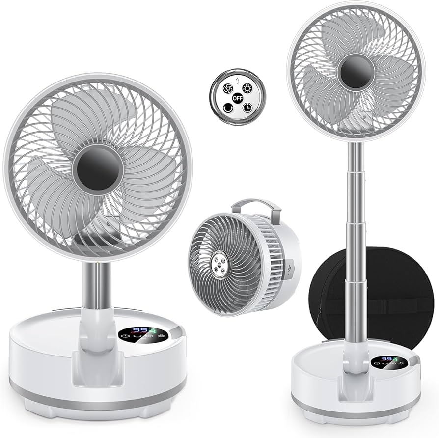 Amazon | Onnilife 扇風機 折り畳み 20,000mAhバッテリー【収納バック