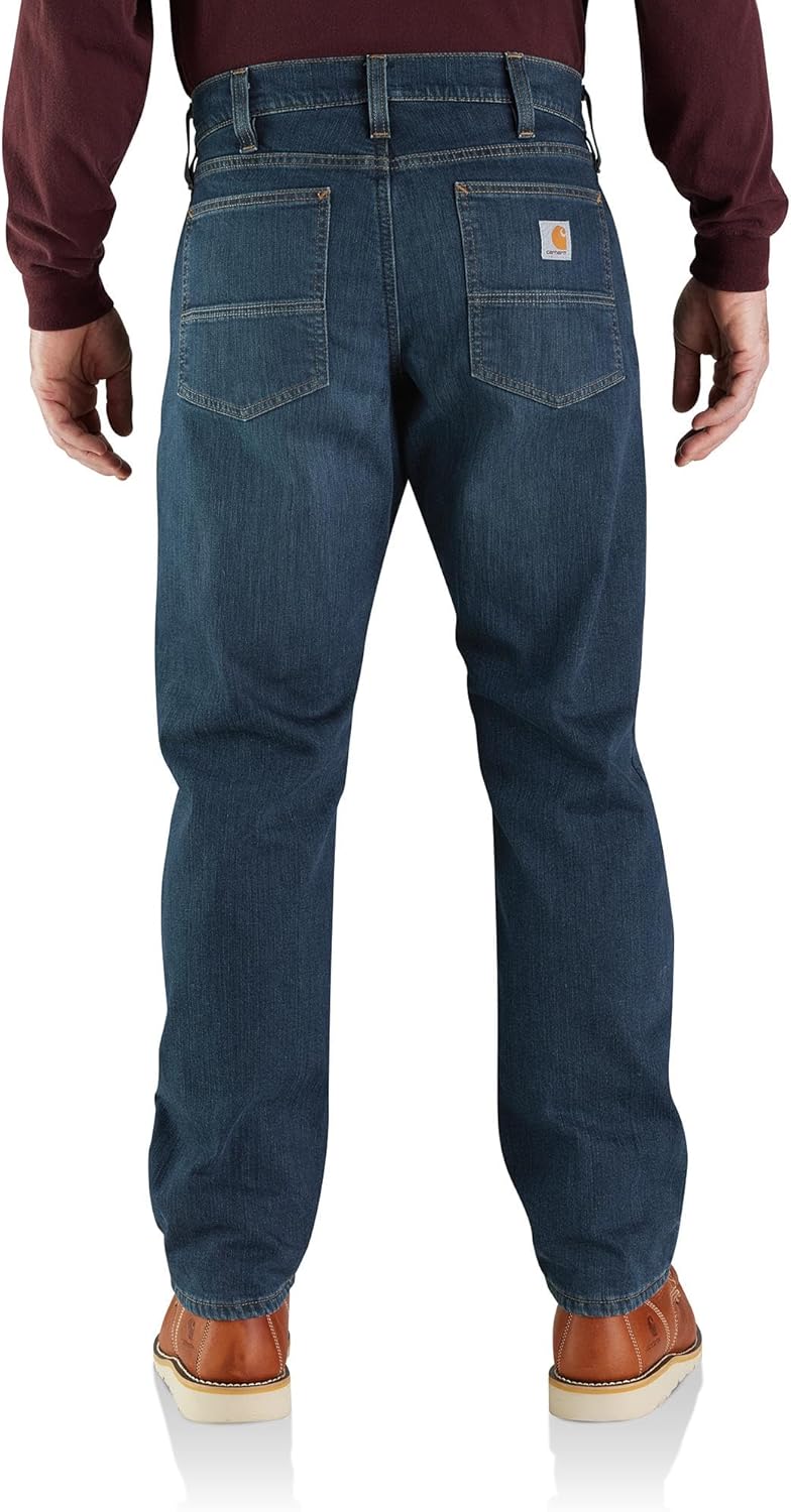 Carhartt Men's Relaxed Straight Rugged Flex® Lined Jean - Image 2