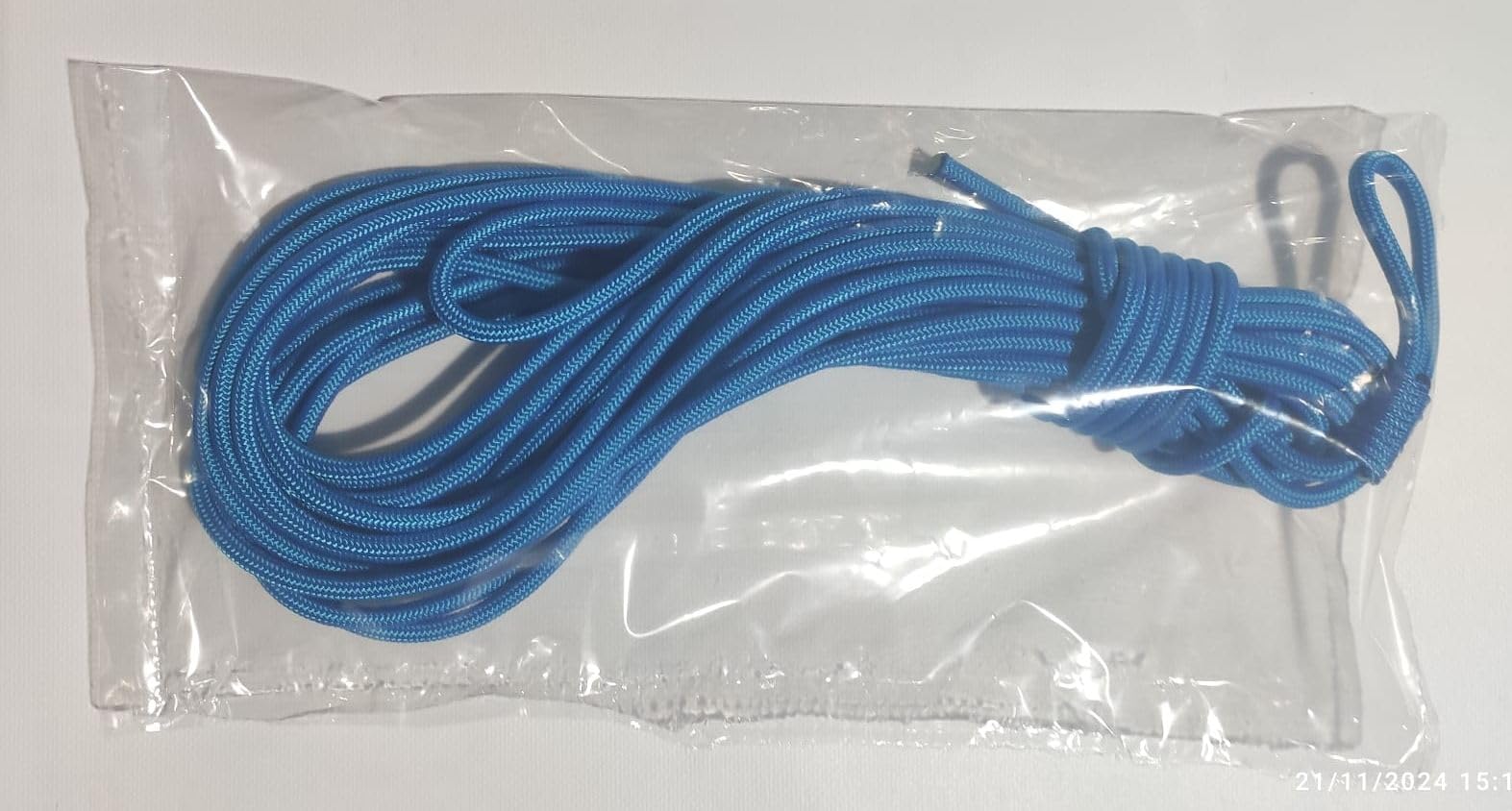 Cuerda Dyneema 6mm Ø para tensar la Red de Tenis Pista Doble y para la Red de Voleibol. 14 m. Mas Fuerte Que el Acero