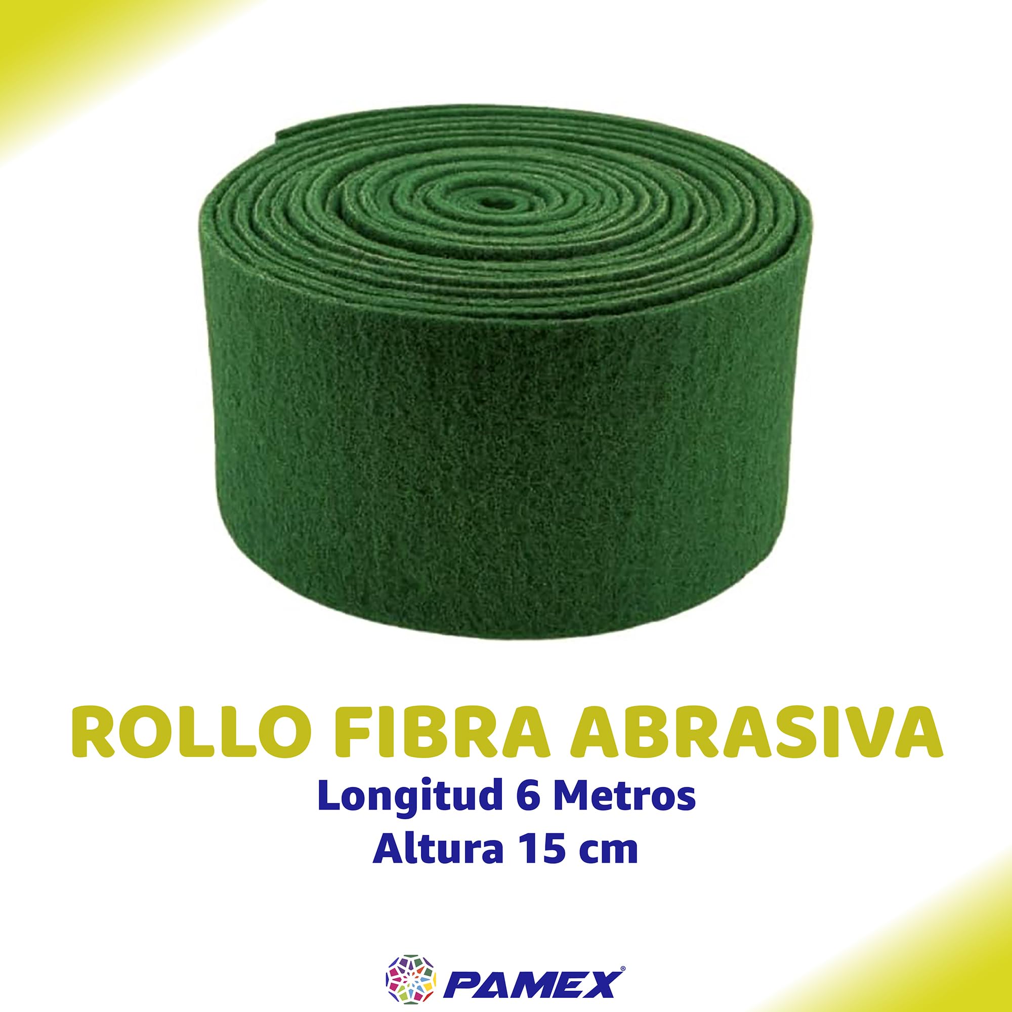 Ymbresa - Rouleau de grattoir vert (15 cm x 6 m).Dureté : moyenne.