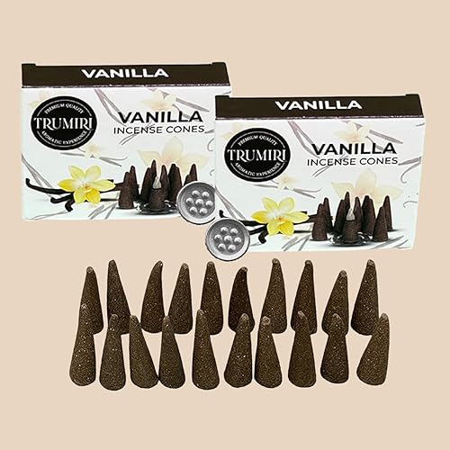 Miniatura 7 de Conos de incienso de vainilla  Total de 20 conos de incienso  Paquete doble de 10 conos de insencia  Conos de incienso perfumados  Aromas de