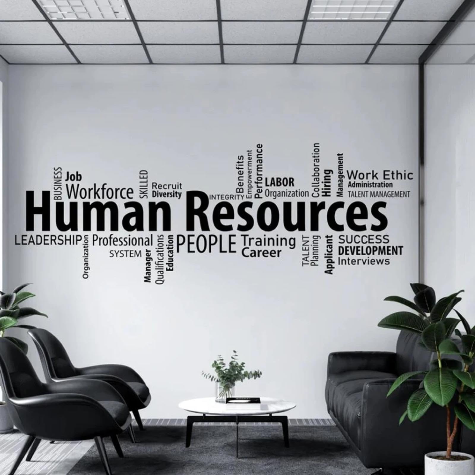 WEIMEIJIE Office HR wall Stickers, Motivational Quotes, Inspirational Ideas, Teamwork Exercises, Home Decor