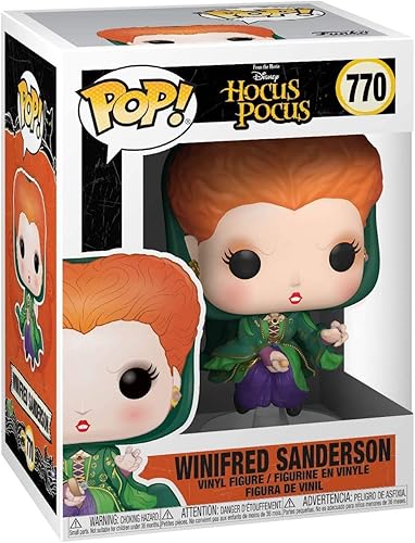 Miniatura 3 de POP Disney: Hocus Pocus – Winifred Sanderson con hechizo mágico Funko Pop! Figura de vinilo (incluye funda protectora compatible con caja Pop Box),
