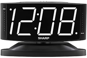 SHARP Home Digital Clock: Perfect Timekeeper for Your Living Room