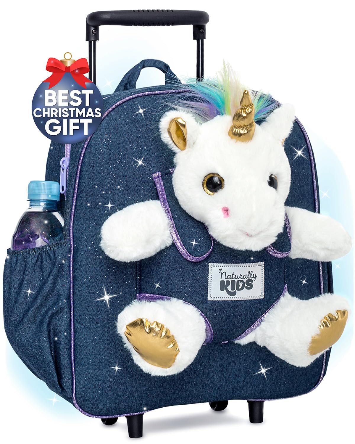 Kids Backpack for Girls Boys w Stuffed Animal
