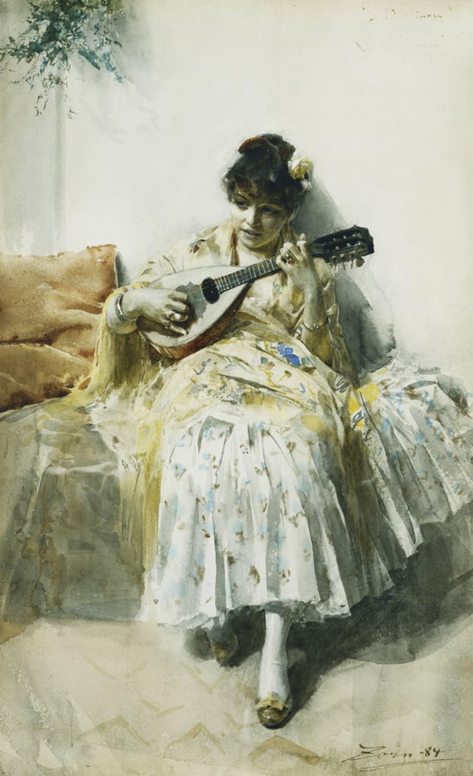 Graffiti Art Mural une Espagnole Anders Leonard Zorn haut de gamme