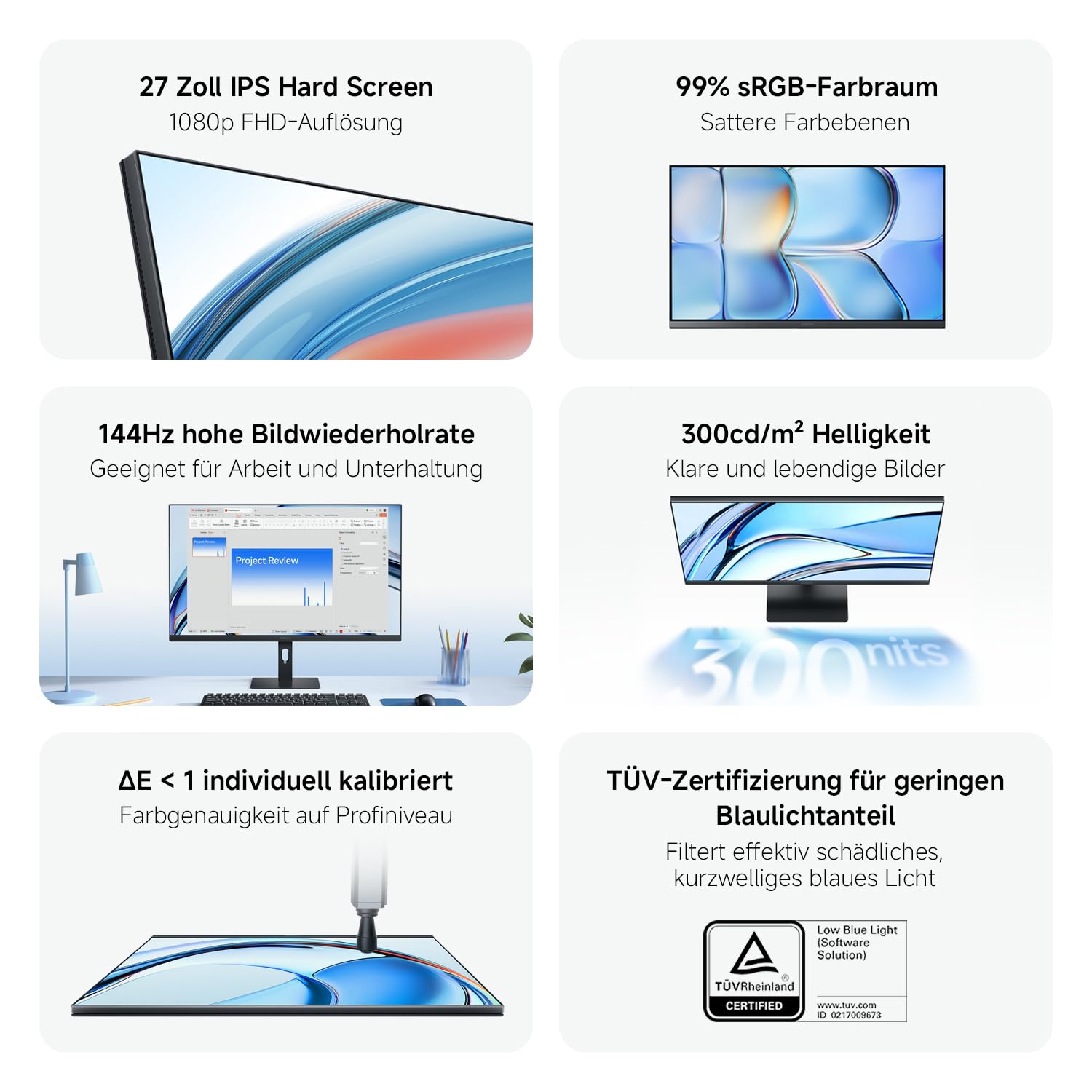 XIAOMI Gaming Monitor 27 Zoll, 144Hz, FHD, FreeSync, IPS, P27FDA-RAGL