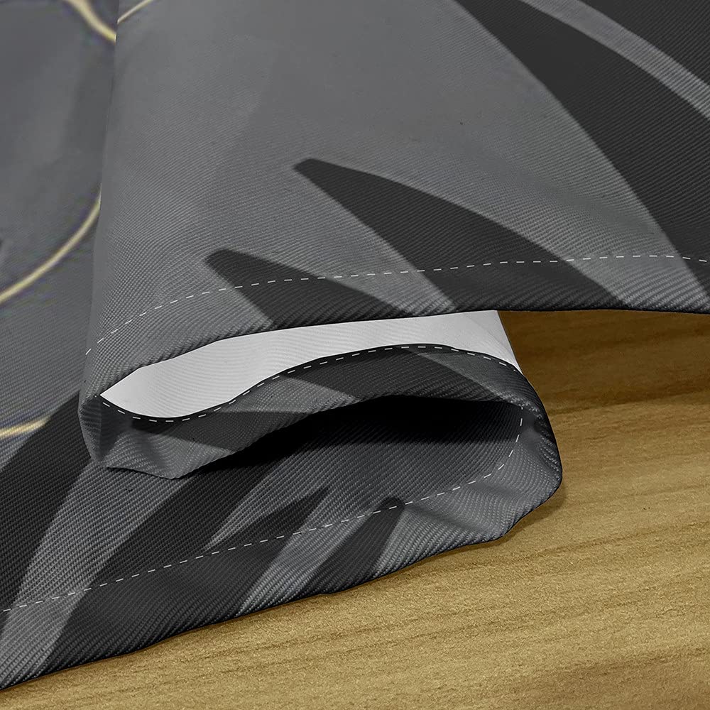 Highdi Nappe Ronde Anti Tache Impermeable, Géométrique Nappe De Table De Décoration Pour Cuisine Picnic Party Jardin Table Protection Tables Pour Restaurants (Triangle Marbre,Diamètre 90cm