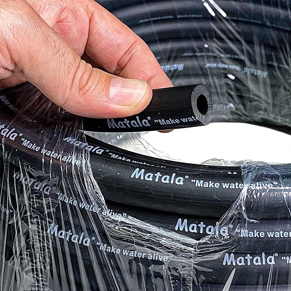 Weighted Hose for Pond and Lake Aeration | Durable & Crush-resistant |100 feet long | Free Stainless Steel clamps included | Matala Original ! (3/8" x 100 feet)