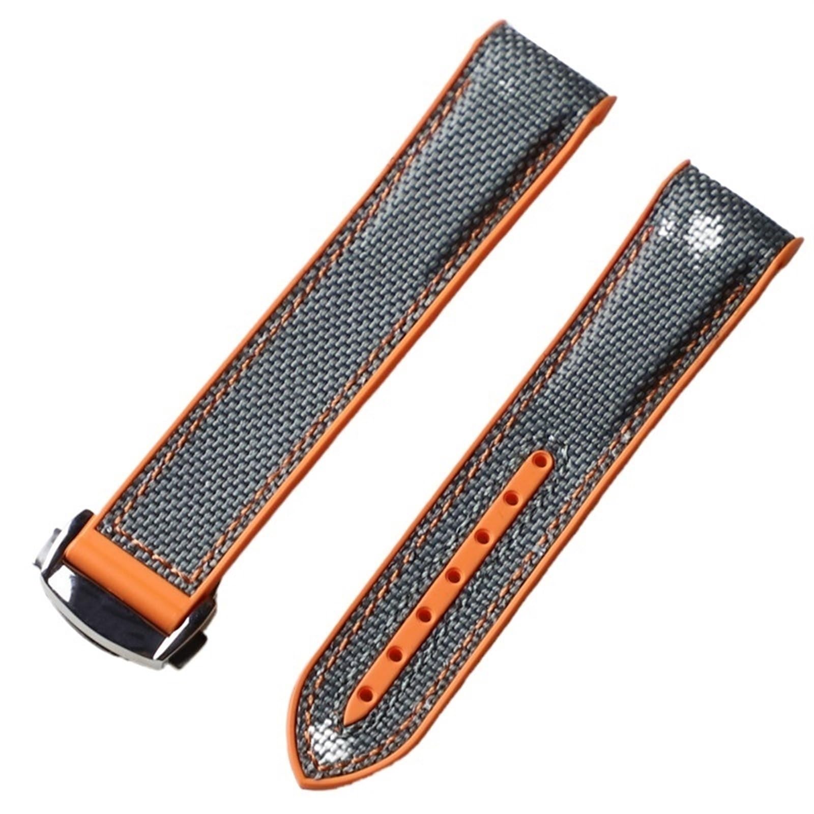 Bracelet montre caoutchouc pour chronographe sport et plongée 300m - 8