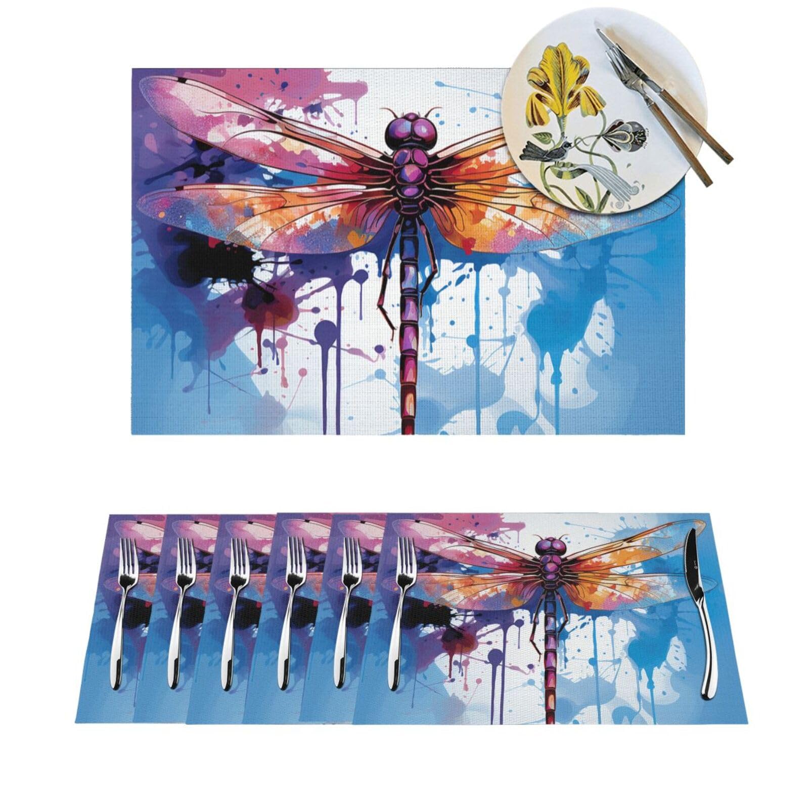 Sets de table lavables anti-tache et résistants chaleur pour la maison