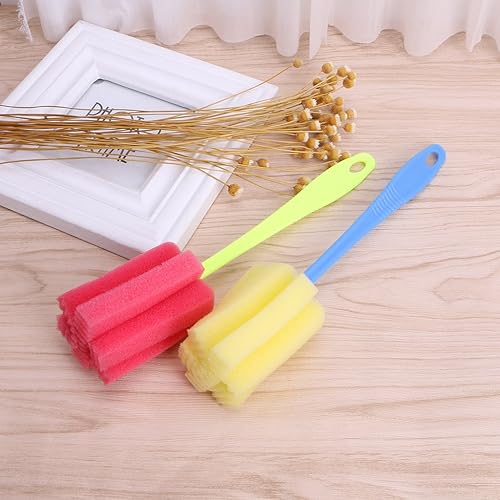 Miniatura 7 de Cepillo de copa de esponja de copa de vino Limpiador de biberones Herramienta de limpieza de cocina Cepillos de pastelería Nylon