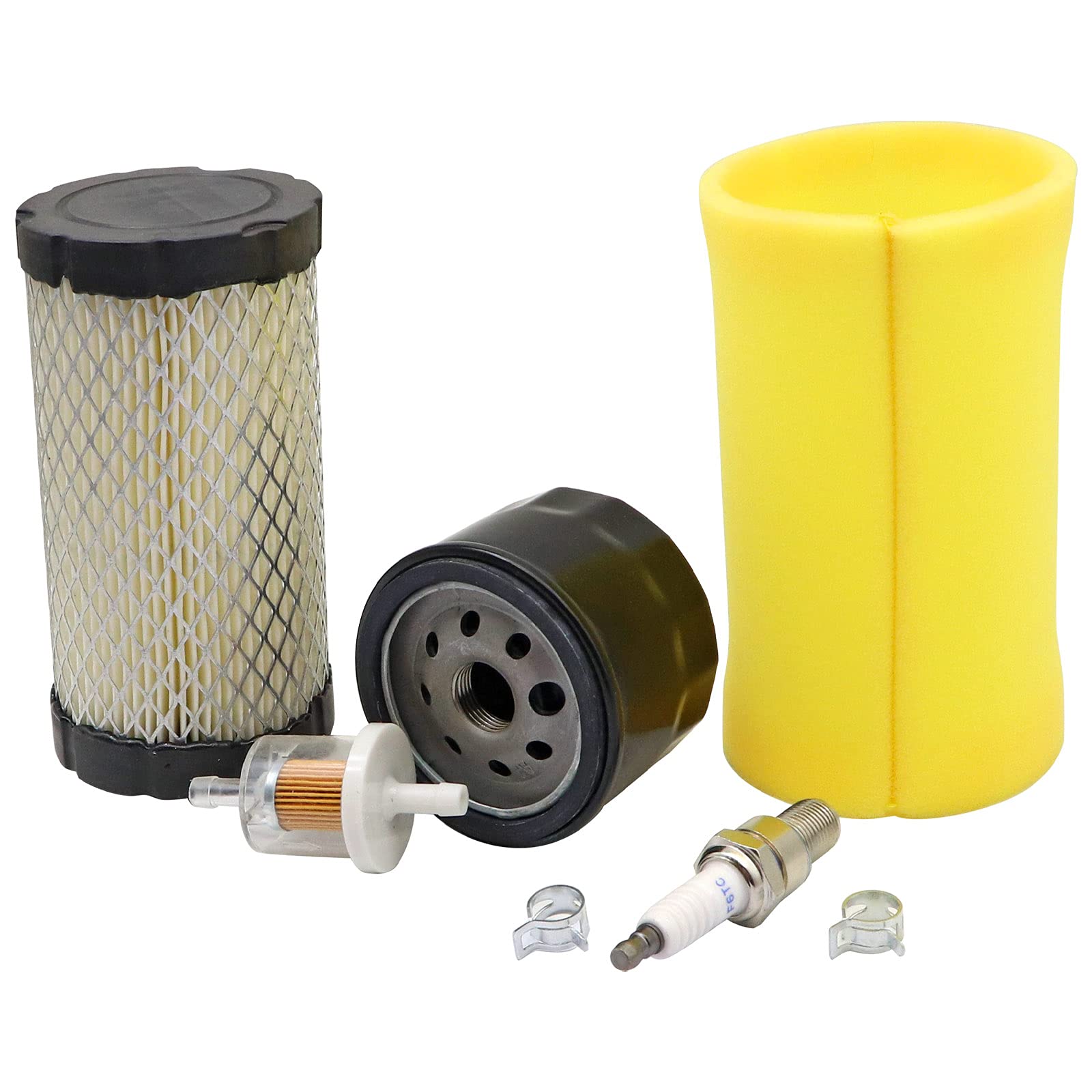 SecosAutoparts Air Filter Tune Up Kit Compatible with Craftsman YT3000 YS4500 LT2000 Lawn Tractor