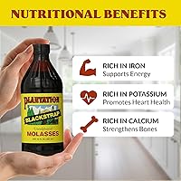 Vista 3 de Plantation Molasses, Blackstrap, 15 onzas