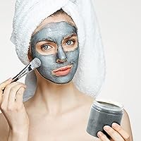 Vista 4 de Eternal Moment - Paquete de 36 tarros de plástico redondos transparentes de 8 onzas con tapas blancas, perfectos para loción, slime, crema