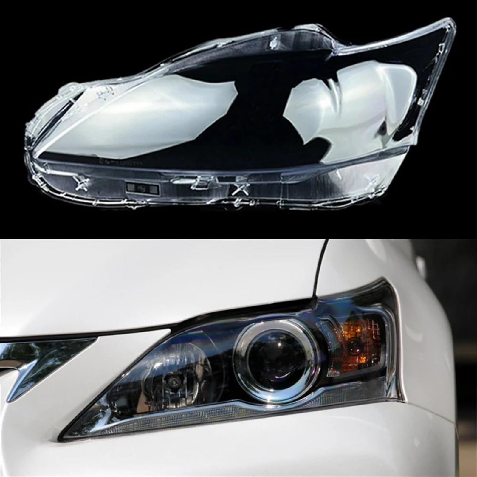 Amazon.co.jp: 透明シェル 自動ヘッドランプケースレクサス CT CT200h 