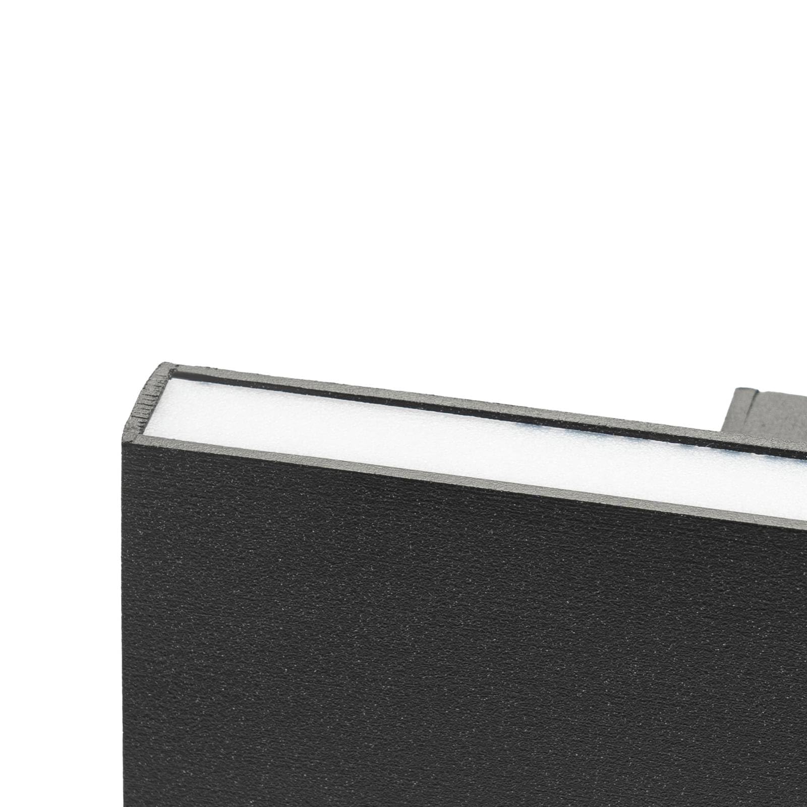 Lindby LED Wandleuchte, Wandlampe Innen Ignazia (Modern) in Schwarz aus Metall (2 flammig) - Wandstrahler Wandbeleuchtung Schlafzimmer/Wohnzimmer Wohnzimmerleuchte