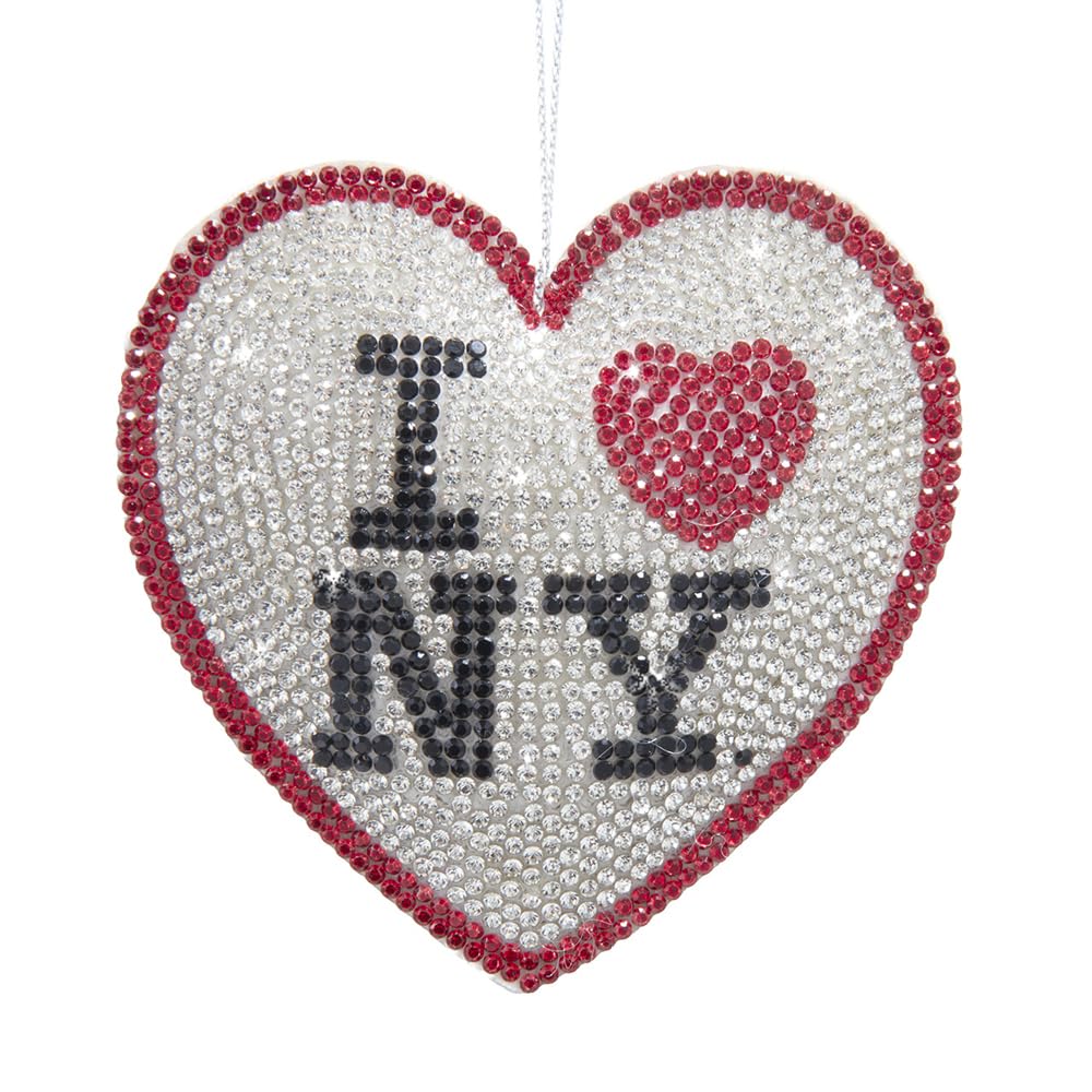 Bedazzled Collection™ I Love NY® Heart Ornament by Kurt Adler