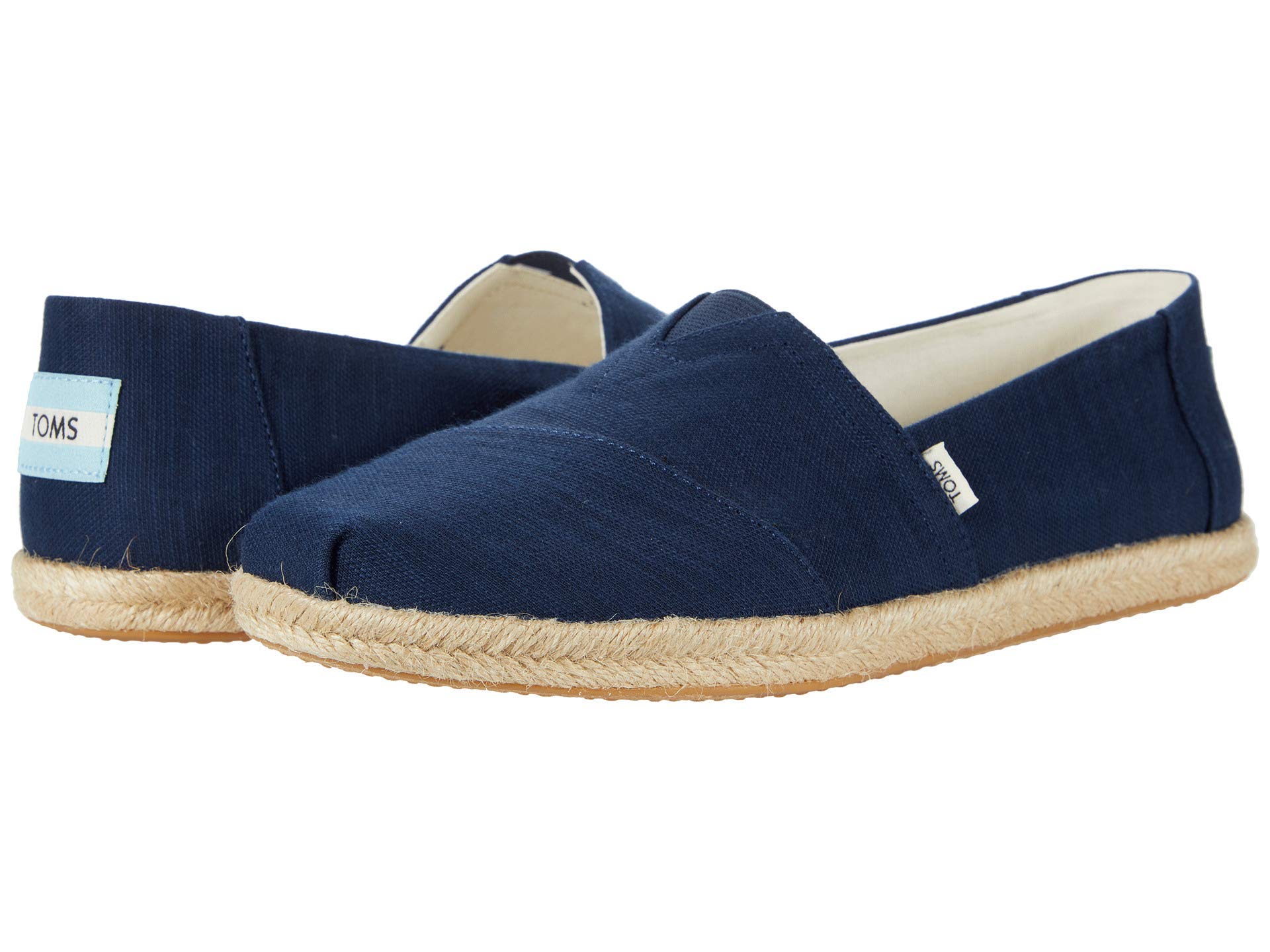 TOMS ALPARGATA ROPE Mokasyny płaskie Mężczyźni, Granatowy, 41 EU
