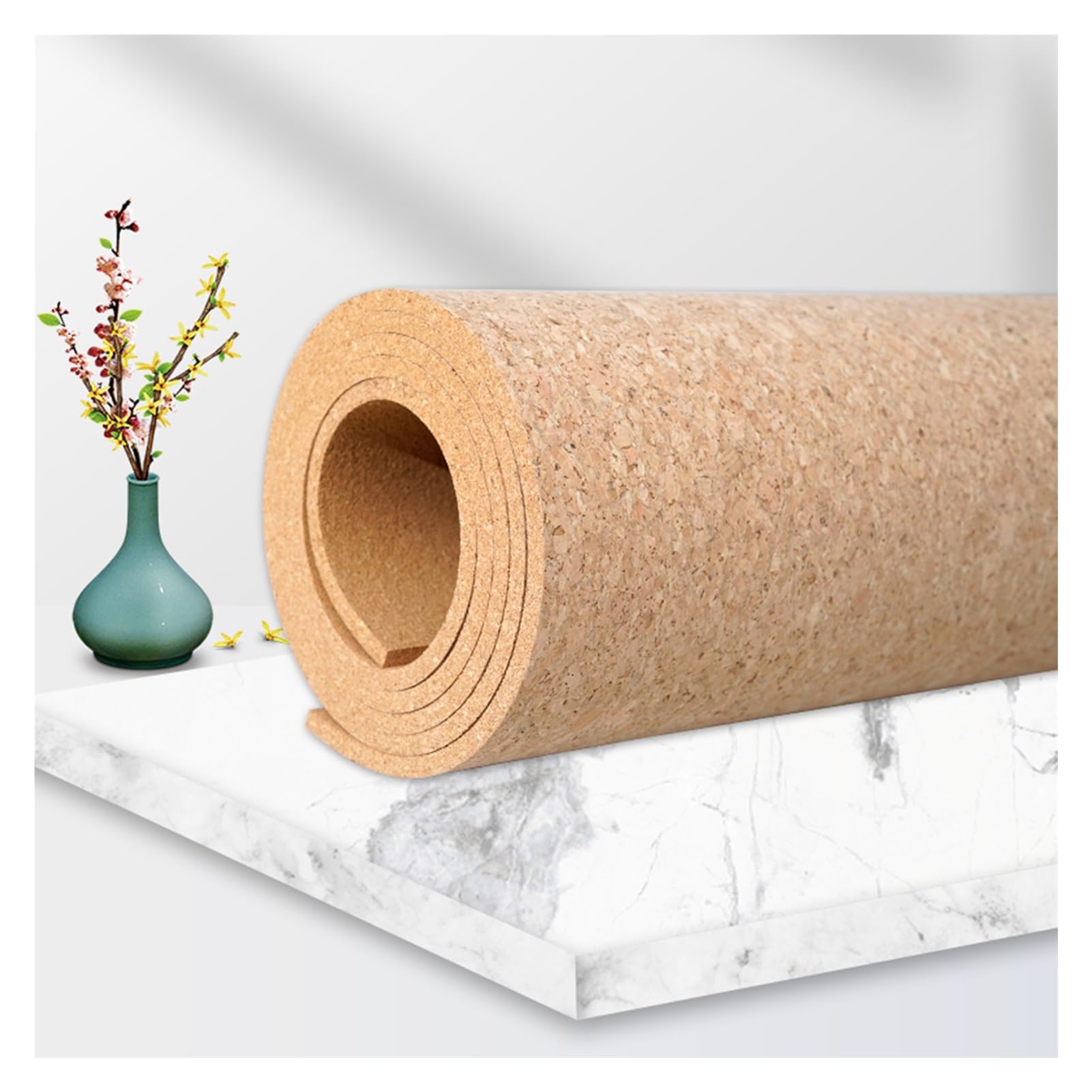 Amazon.com: XPLKQXE Cork Sheet Paper Roll, Self-Adhesive Cork