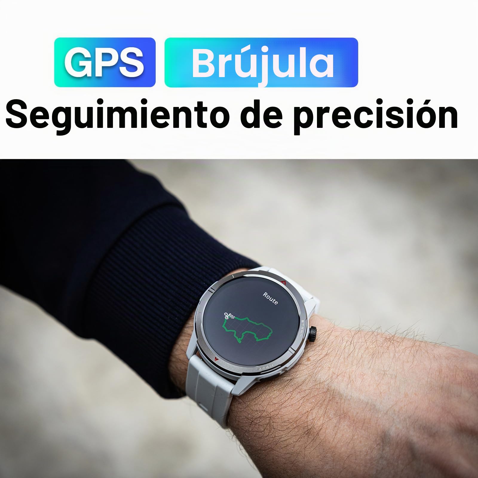 AGM Legion 2025 Reloj Inteligente para Hombre y Mujer con Función de Teléfono, Pantalla HD AMOLED de 1,43 Pulgadas con Más de 100 Modos Deportivos, Monitor de Frecuencia Cardíaca, Monitor de Sueño