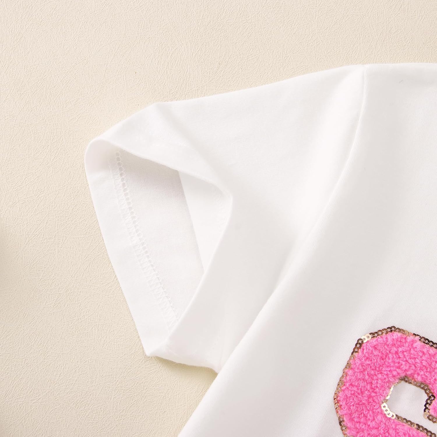 Girl Birthday Shirt 5th 6th 7th 8th 9th 10th Birthday Girl T-Shirt Kid Bday Party Outfit Embroidery Shirt Top 5-10Y - Image 6