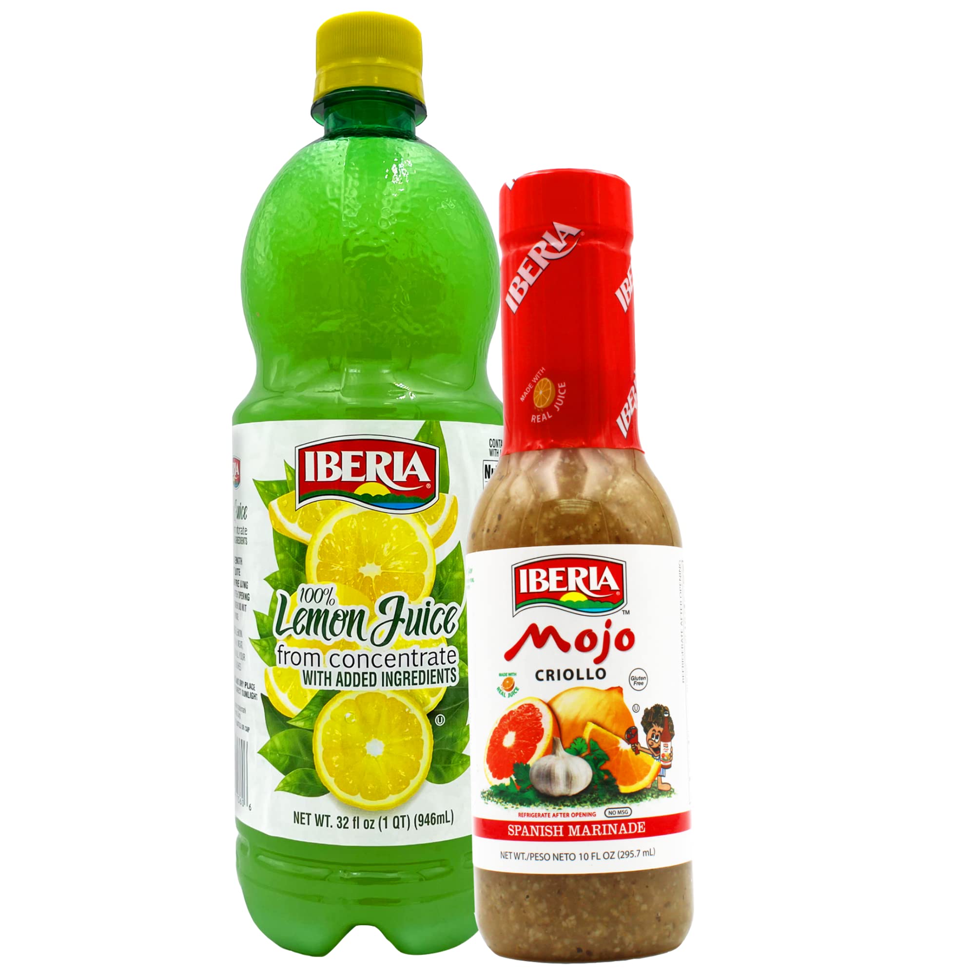 IberiaMojo Criollo, 10 oz. + Iberia Lemon Juice from Concentrate, 32 fl oz
