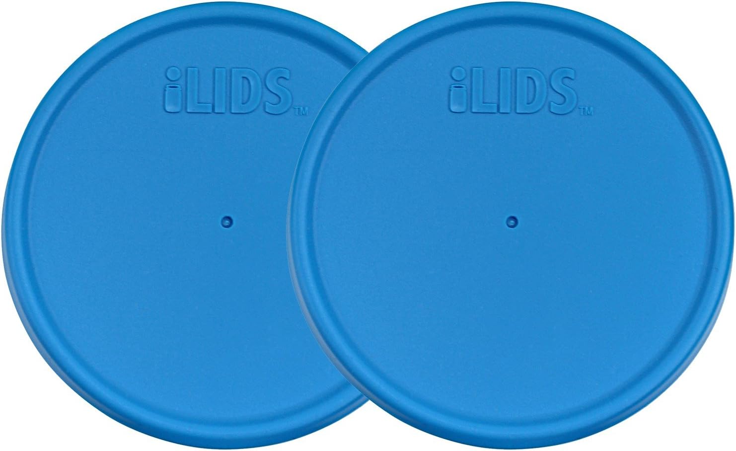 iLIDS Mason Jar Storage Lid, Regular Mouth, Sky Blue, Pack
