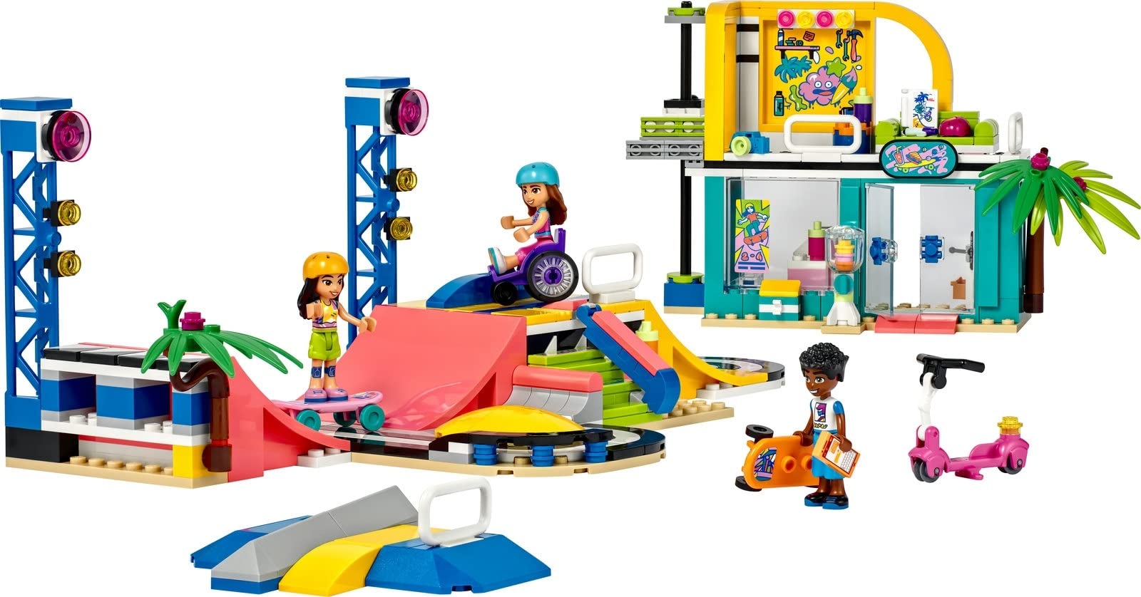 Lego Friends Set of 2: 41751 Skatepark & 41386 Stephanie's Summer Heart Box - Image 4