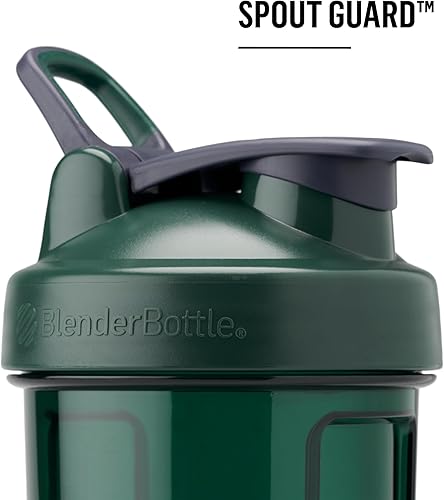 Miniatura 2 de BlenderBottle Shaker Bottle Pro Series perfecta para batidos de proteínas y antes del entrenamiento, 24 onzas, verde a todo color
