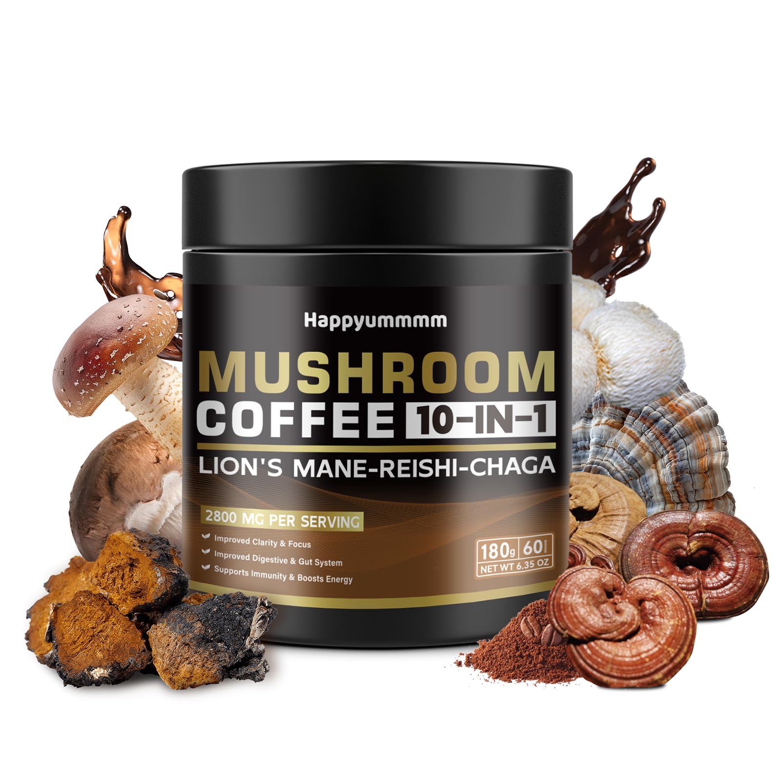 Amazon.com : Mushroom Coffee - Lions Mane Mushroom Powder