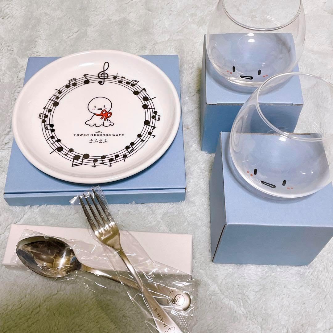 まふまふ まふてる タワレコ 皿 カトラリー グラス セット