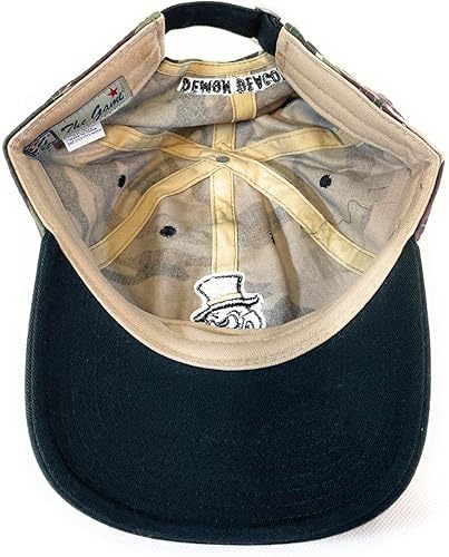 Miniatura 6 de Mens NCAA Camo Hat Unisex College Cap Collegiate Woodland Camo Two-Tone Hat for Men and Women