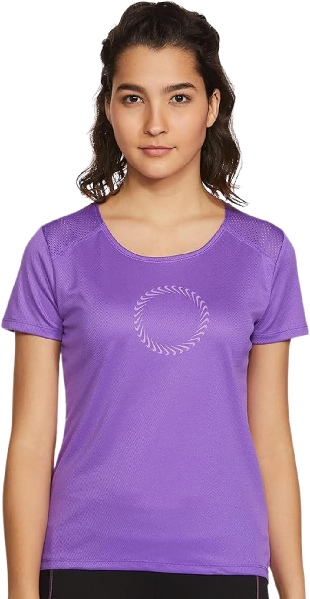 Nike Women's Polyester Regular Fit T-Shirt
