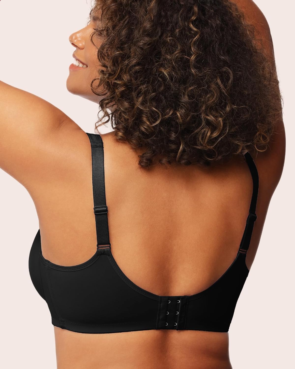 HSIA Minimizer Bras for Women Plus Size, Full Coverage Coolcomfort T Shirt Unlined Bra with Underwire for Heavy Breast - Image 3