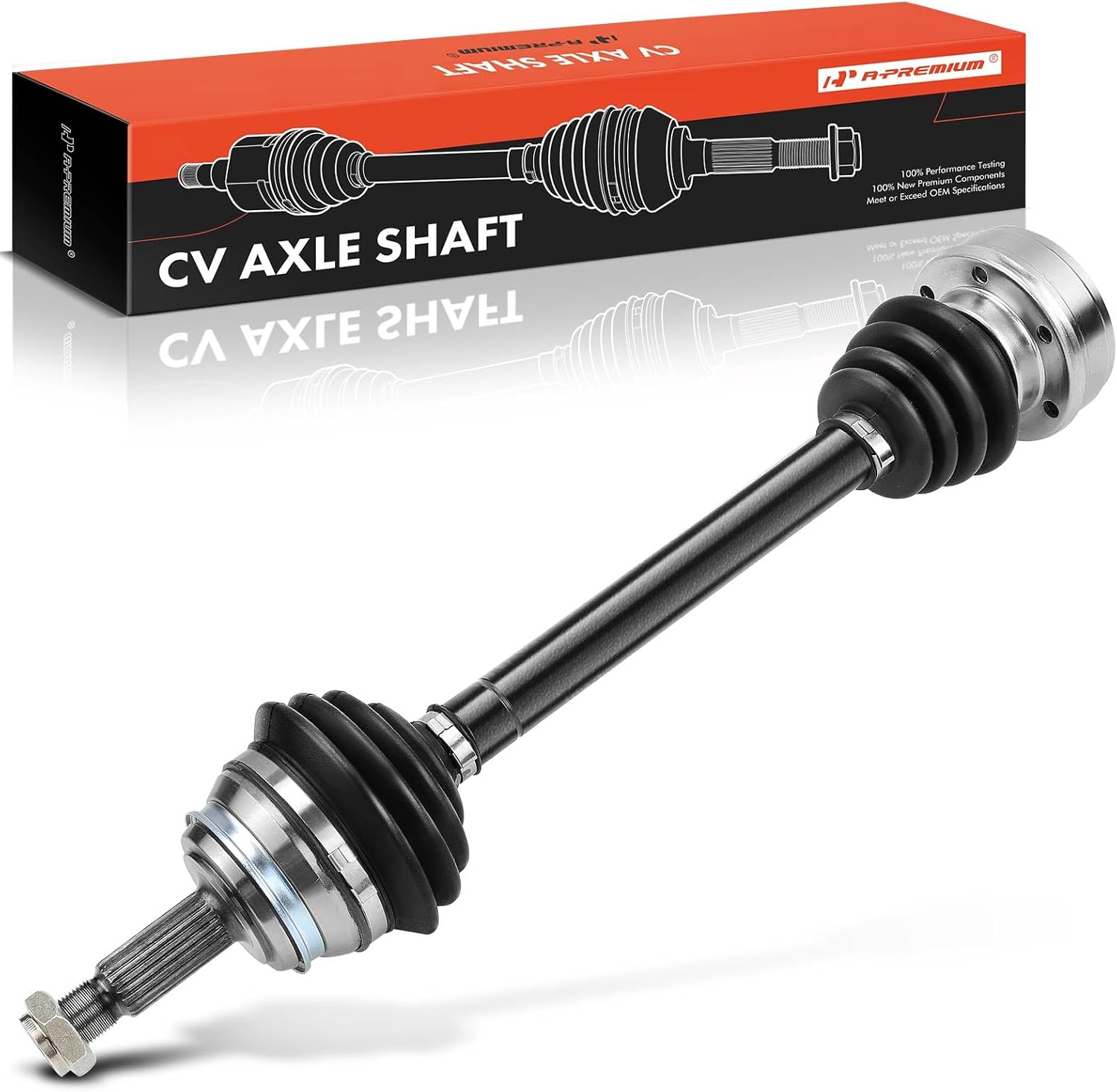 A-Premium CV Axle Shaft Assembly Compatible with Volkswagen Jetta 1980-1992, Golf 1985-1992, Scirocco, Rabbit, Rabbit Convertible, Rabbit Pickup, Front Left Driver Side, Replace# 171407271 Front Driver Side