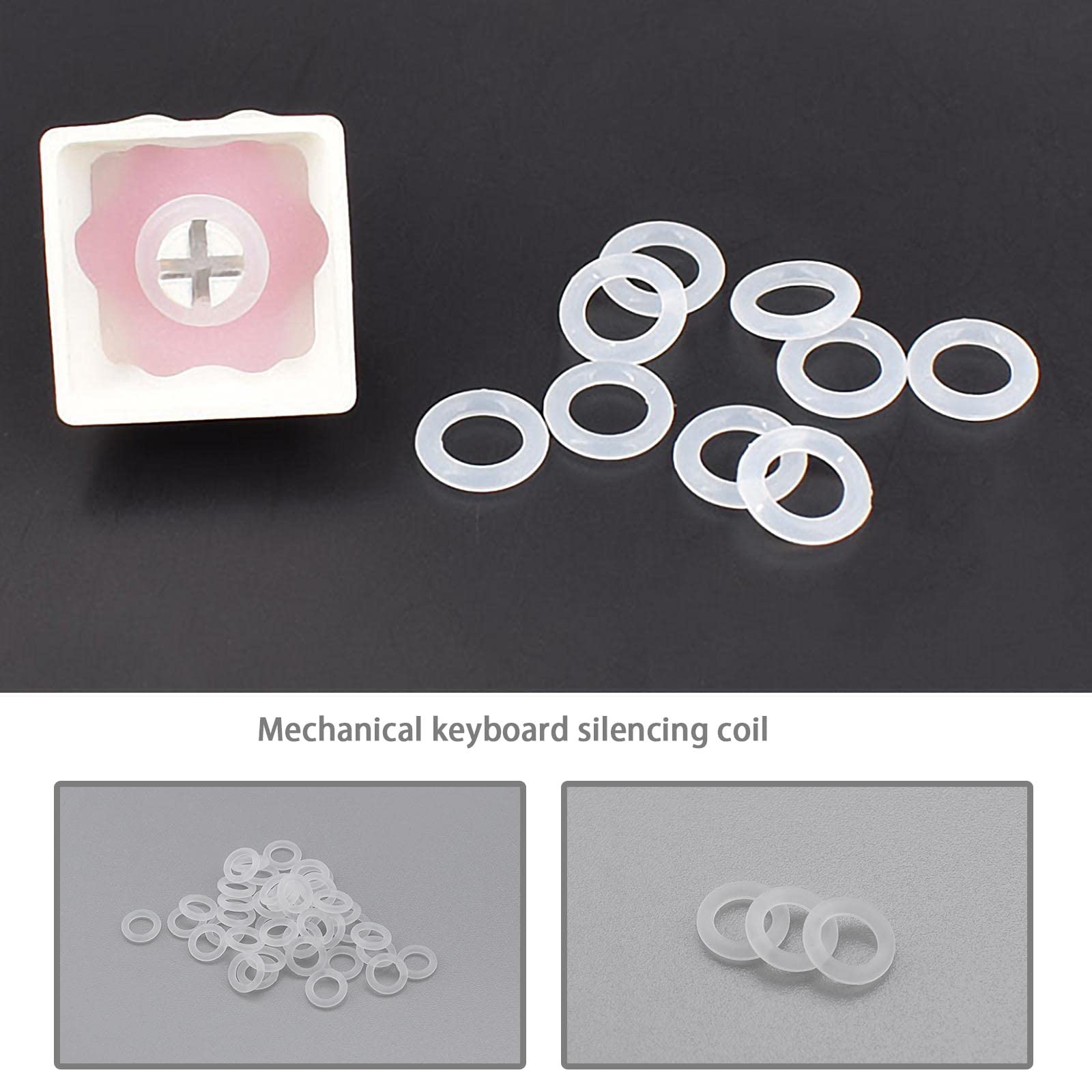Amazon.com: SING F LTD 500PCS Silicone O-Rings Compatible with