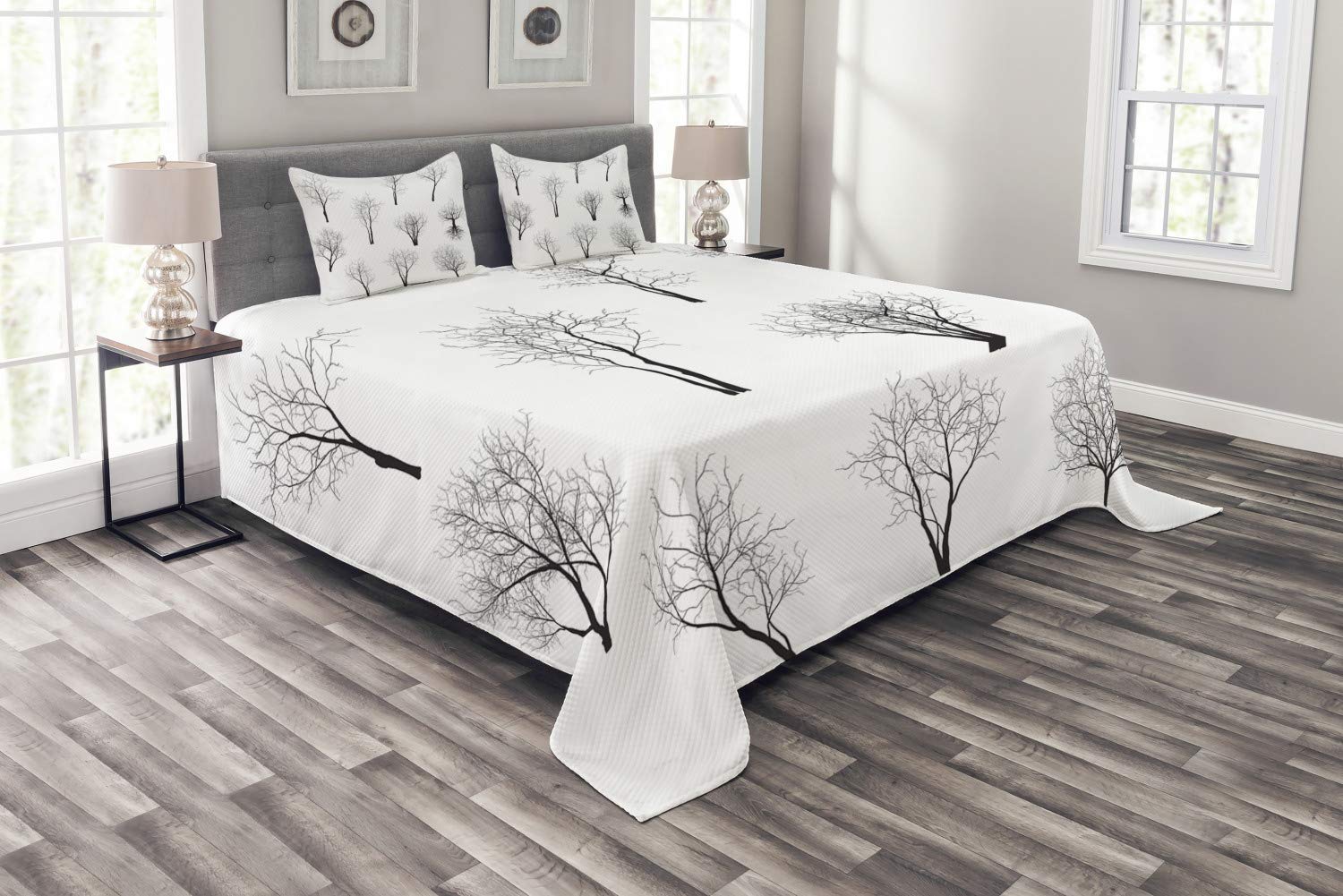 Arazzo E Copriletto ABAKUHAUS Foresta | Faggio Romantico 140x230 Cm | Microfibra Morbida Parete Camera