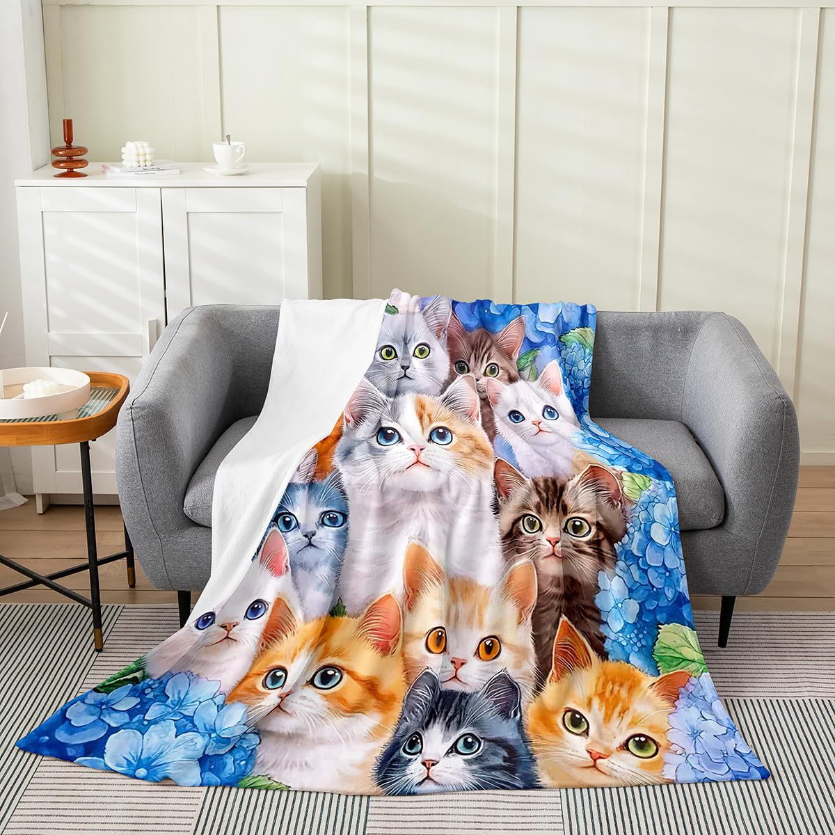 Gato Mascota Gato Manta Cobija Cómoda Cálida Frazada para Mascota Hombre Cama 150x200cm