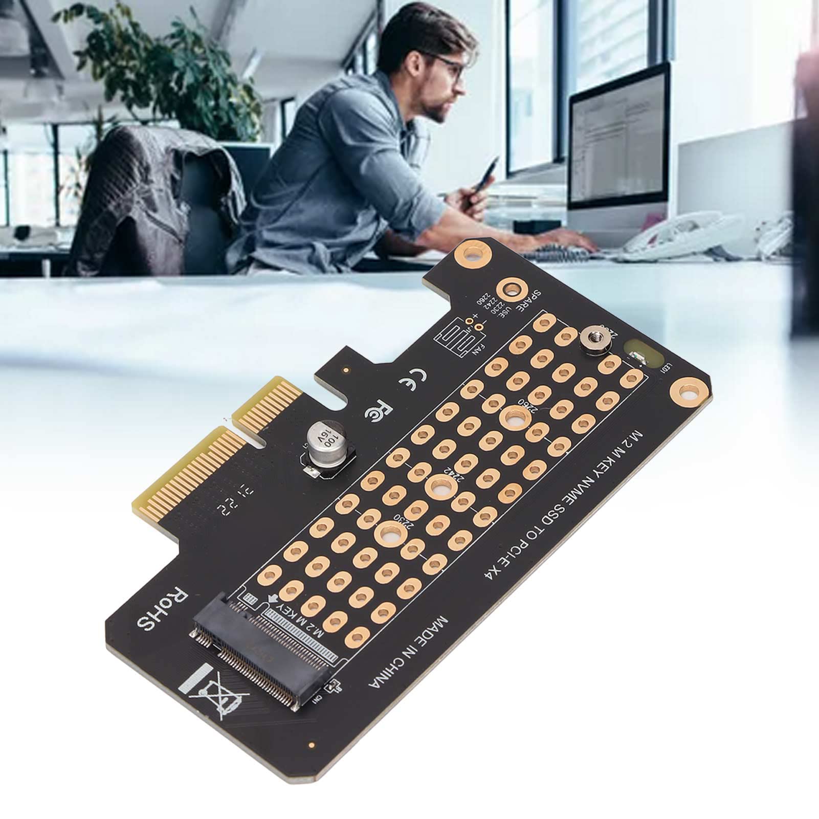 Amazon.co.jp: NVME M.2 から PCIE3.0 ライザーカード、32Gbs 読み取り