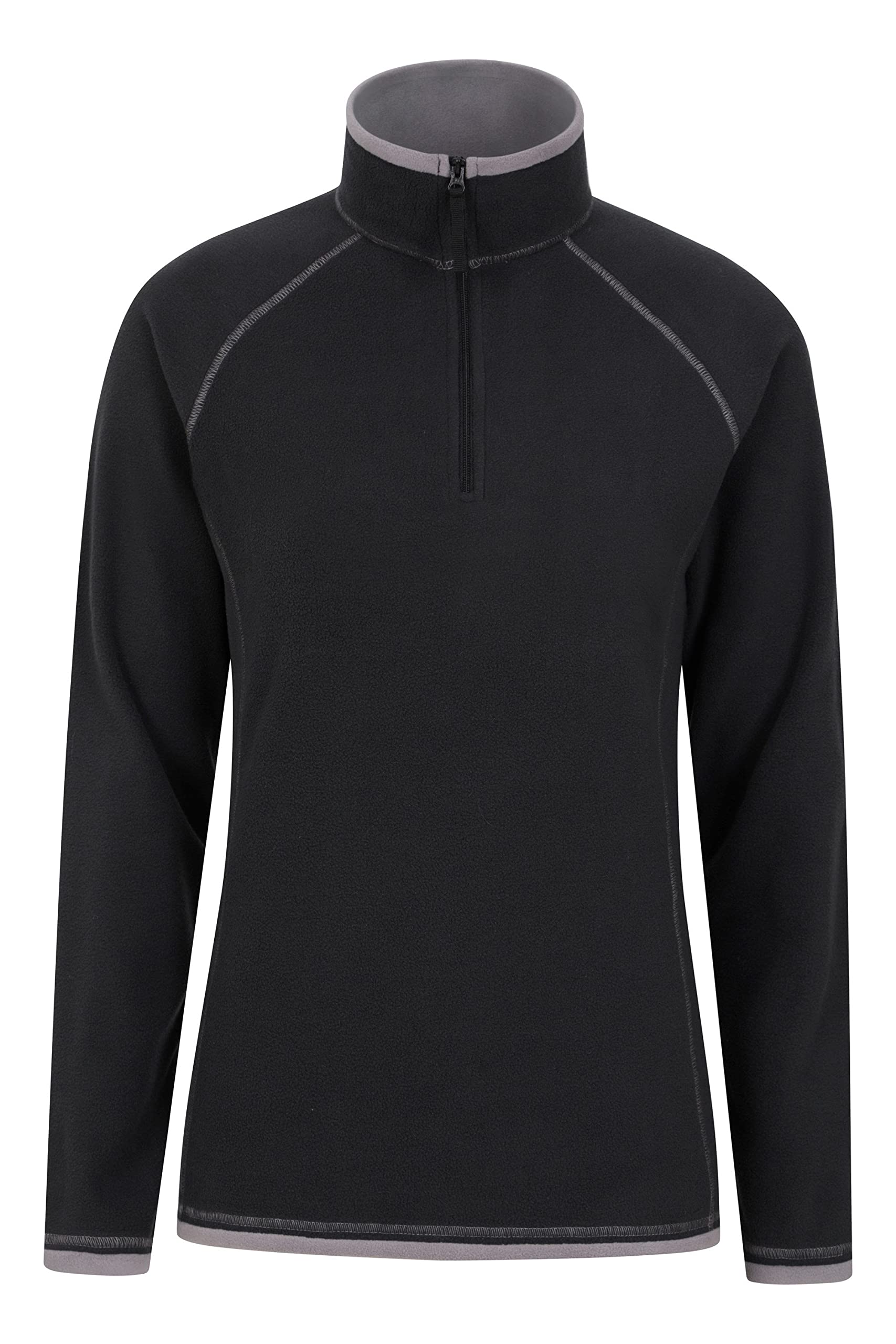 Mountain Warehouse Women's Black Montana Half-Zip Fleece Jumper 18